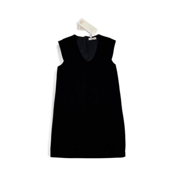 Everis Italian Simple Black Dress, Brand New w Tags - Picture 3 of 4